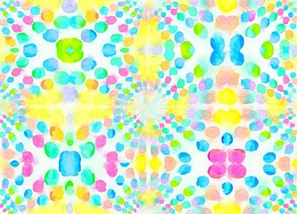 watercolor digital graphic kaleidoscope abstract background 