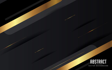 abstract background black and grey and gold color modern design