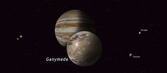 ganymede jupiter satellite © alex_aldo