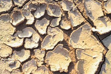 Dry and Crack earth roof texture 