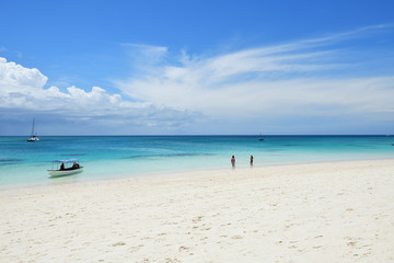 Fototapeta na wymiar Zanzibar, Tanzania, Africa. Kendwa beach