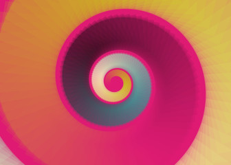 Spiral Rotation Abstract Computational Generative Art background illustration