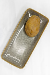 Potato on a plate