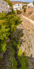 The Chorrillo ravine in the town of Trevelez (Spain)