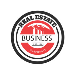 real estate logo vintage style