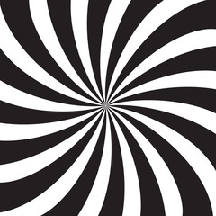 swirling black and white background- vector illustration