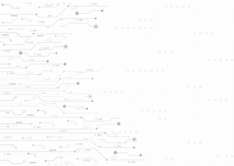 Circuit futuristic technology abstract background