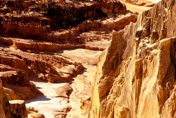 canyon, grands lavaka Ankarokaroka, Parc National Ankarafantsika, Madagascar