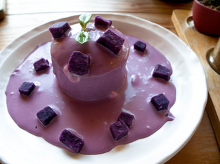 Purple cake homemade very delicious 