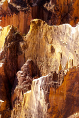 canyon, grands lavaka Ankarokaroka, Parc National Ankarafantsika, Madagascar