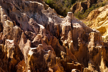 canyon, grands lavaka Ankarokaroka, Parc National Ankarafantsika, Madagascar