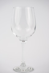 empty wine glass of wine