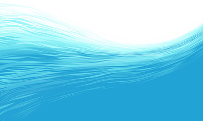 Abstract vector aqua blue sea waves background