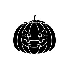 halloween pumpkin traditional isolated icon vector illustration design
