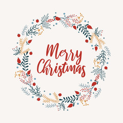 Vector christmas frame.Holidays background