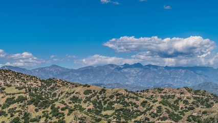 Beautiful view over Los Angeles California