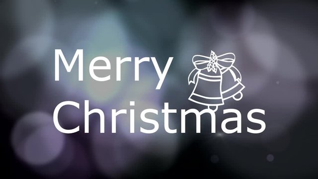 Merry Christmans.Footage animation background