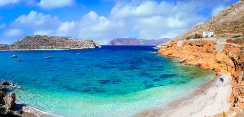 beautiful beaches of Greece series. Amorgos island, Cyclades
