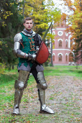 brave knight ready for battle  fighter powerful medieval