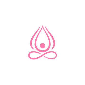 Yoga Meditation graphic design template simple illustration