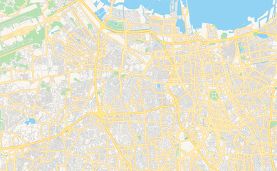 Printable street map of West Jakarta, Indonesia