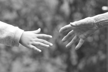 Hand in Hand, zusammen, Hilfe