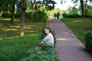 girl in the park