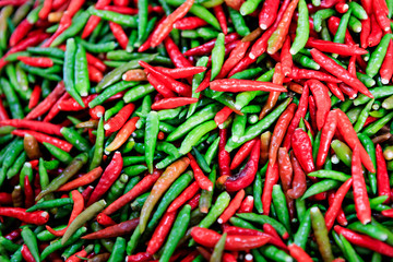 Markfrische Chillischoten