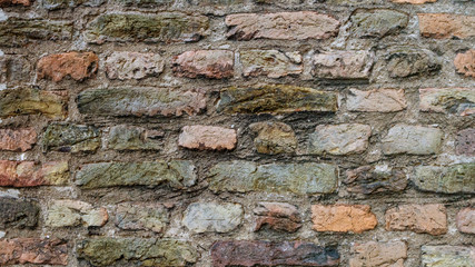 Fototapeta premium Cracked old brick wall texture background