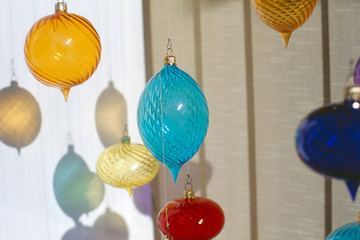 ヴェネツィアのムラーノ島のガラス工芸品