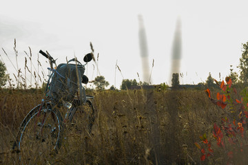 Nature in the fall. autumn leaves. Nature began to play with new colors