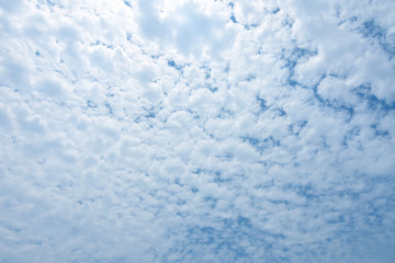 Obraz premium Blue sky and clouds background.