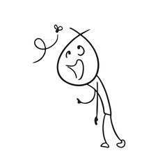 funny silly man draw