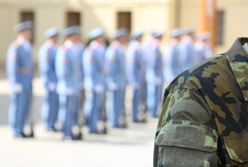 platoon of soldiers