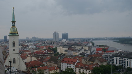 Naklejka premium Bratislava is a capital of Slovakia