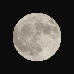 Fototapeta premium realistic vector of full moon