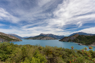 Lake Serre-Poncon, Alps, France - The Dam