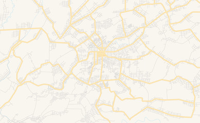 Printable street map of Metro, Indonesia