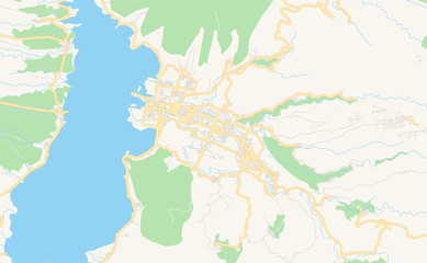 Printable street map of Bima, Indonesia