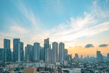 Fototapeta premium skyline of city