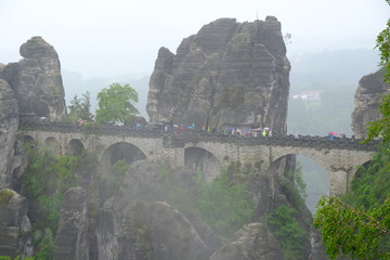 Basteibrücke in der sächsischen Schweiz