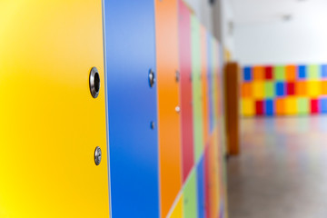 children cabinet colorful  lockers