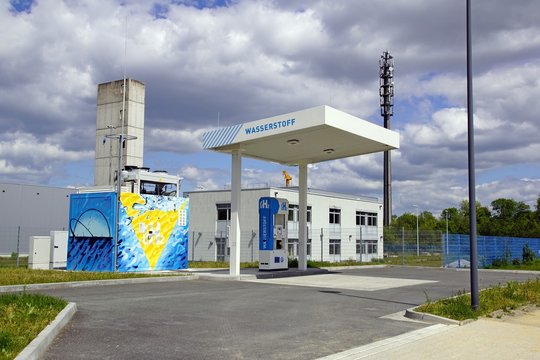 Wasserstofftankstelle in Herten, 12.05.2019