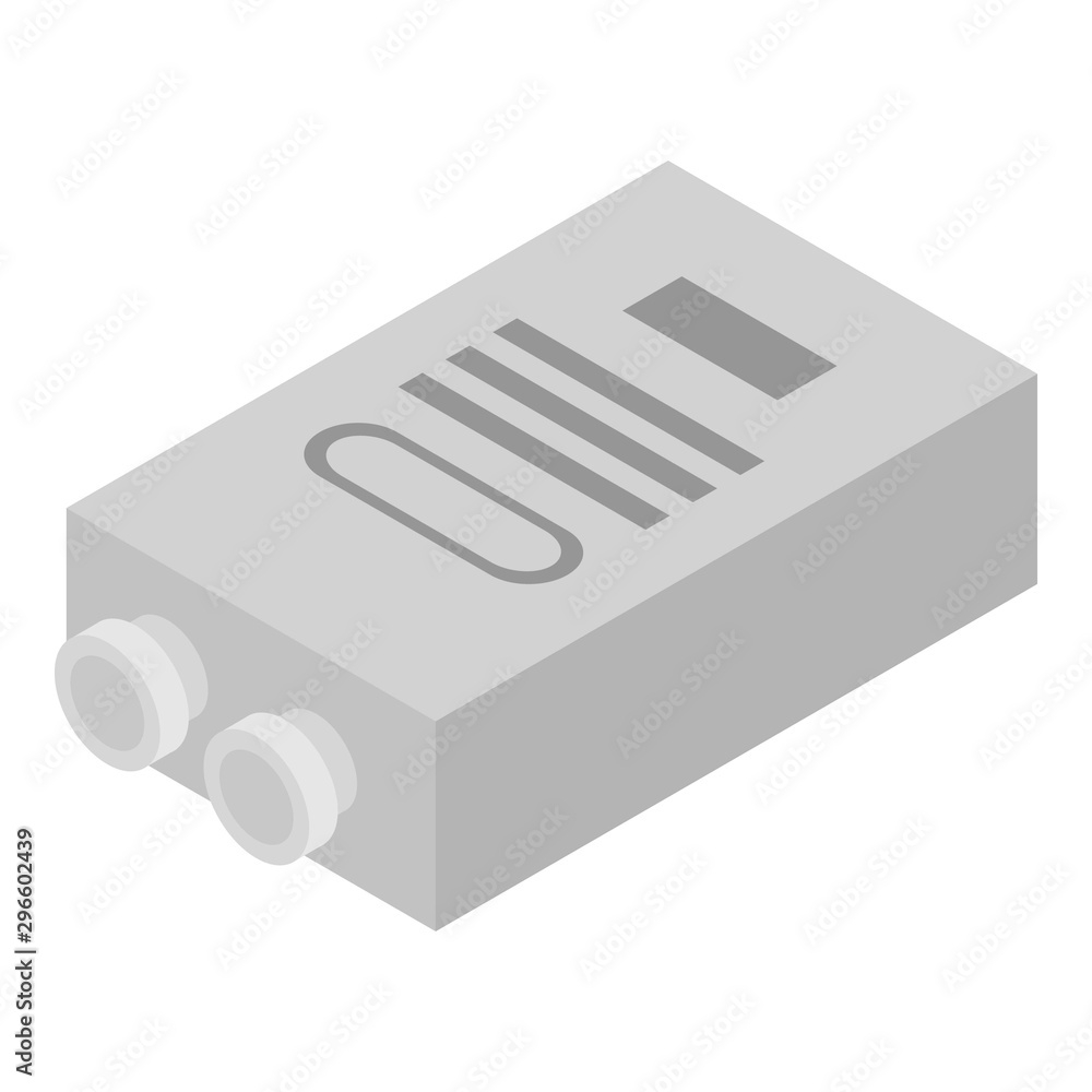 Poster resistance multimeter icon. isometric of resistance multimeter vector icon for web design isolated o
