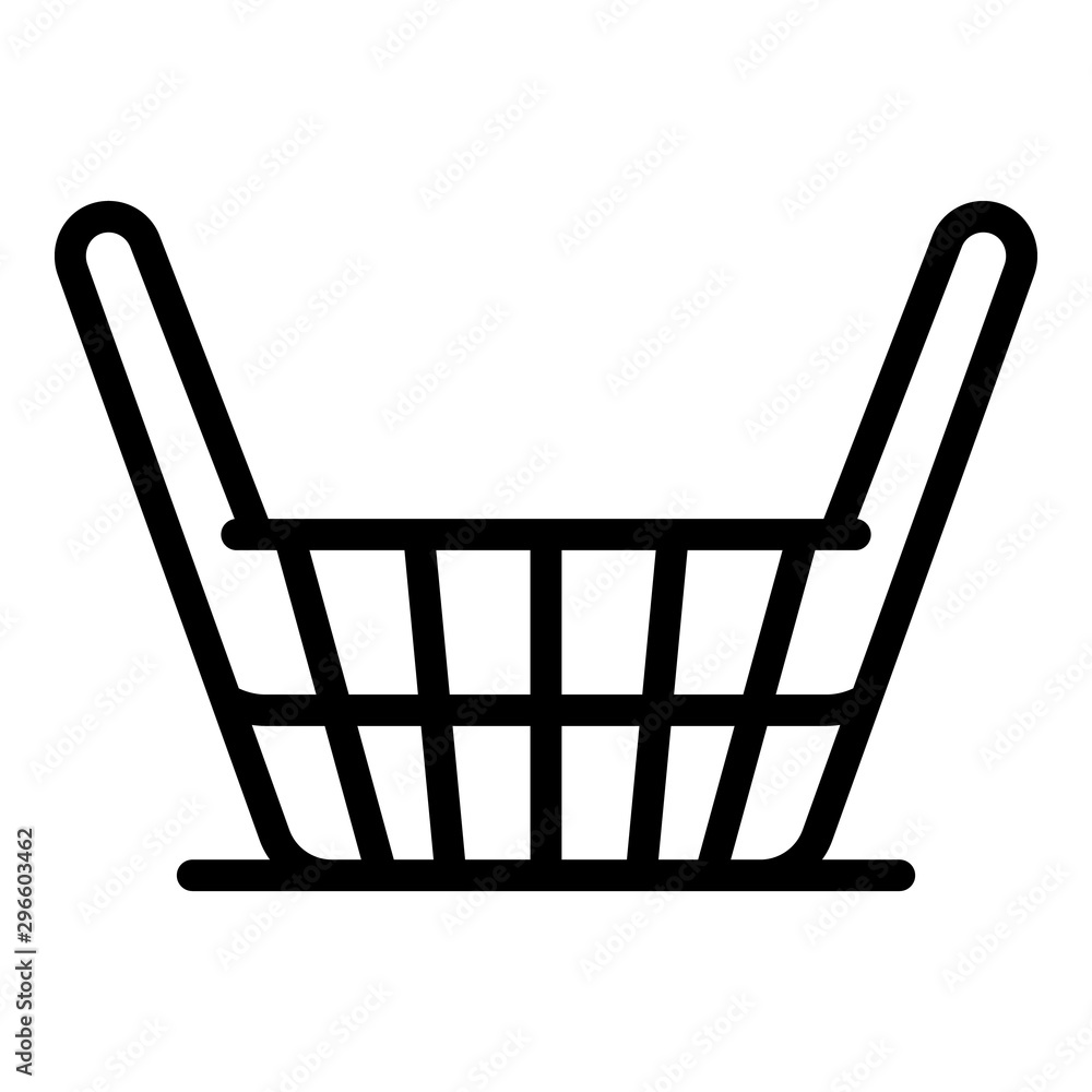 Poster craft wicket icon. outline craft wicket vector icon for web design isolated on white background