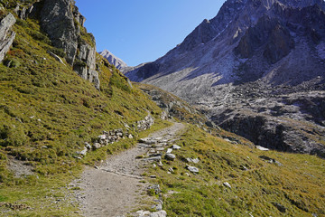Wanderweg in Südtirol Pfossental