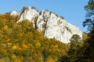 Martinswand im Oberen Donautal beim 