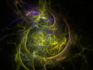 Imaginatory fractal background Image