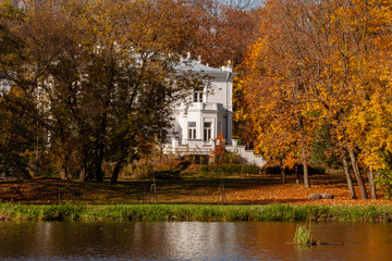 Jesień w Parku Lubomirskich, Białystok, Podlasie, Polska © podlaski49