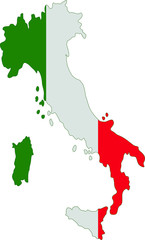 Italy Map Vector